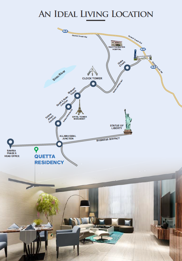 Quetta Icon 2 — Commercial + Residential project in Bahria Central Business District, Rawalpindi